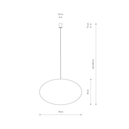 Lampa wisząca Nowodvorski RATTAN L 11155 Naturalne drewno Biały