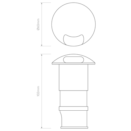 Kinkiet zewnętrzny Astro Beam One LED 1202004 Matowy Srebrny - malowany
