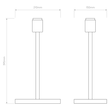 Lampa stołowa Astro Park Lane Table 1080046 Brązowy