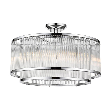 Lampa sufitowa SERGIO Zuma Line C0528-06H-F4AC chrom