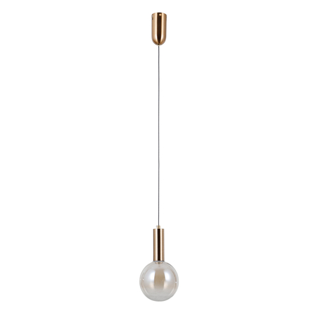 Lampa wisząca Italux Strela PND-34378-1S-HBR Złoty