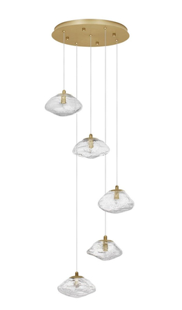 Lampa wisząca Luces Exclusivas NAYARIT złoty LE42901