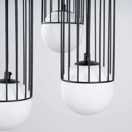 Sollux Lighting Lampa wisząca BRINA 3P czarna SL.1336