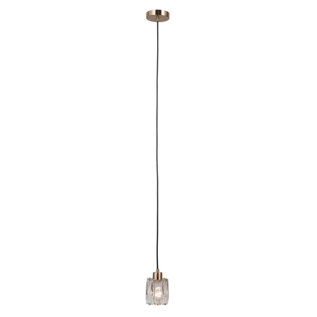 Lampa wisząca Italux Torno PND-40813-1-HBR Złoty