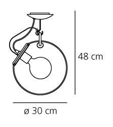 Plafon Artemide A022800 Miconos