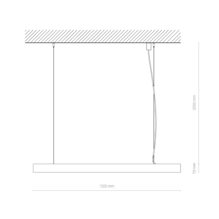 Lampa sufitowa Nowodvorski 8296 CL Office Pro LED 120, 31W, 4000K