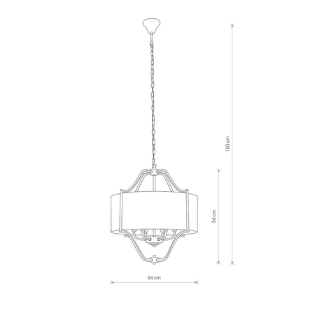 Lampa wisząca Nowodvorski 8150 NUNTUCET VI