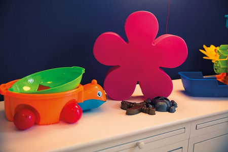 Kwiat LED Lampa zewnętrzna ogrodowa 2700K Biała ciepła Ø40cm różowy 32402W różowy