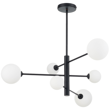 Lampa wisząca Dorado 6xG9 czarna LP-002/6P BK