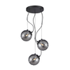 Lampa wisząca Italux Perona PND-92389-3A-BK Czarny mat
