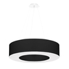 Sollux Lighting Żyrandol SATURNO 70 czarny SL.0752