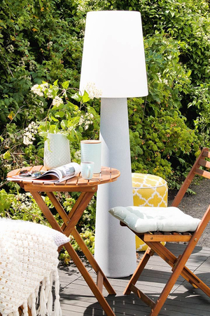 Lampa stojąca No.1 zewnętrzna ogrodowa 2700K RGB 160cm, szary 32569L szary