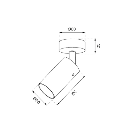Milagro Oprawa Ricky Spot Złoty 1xGU10 ML0689 ZŁOTY