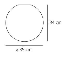 Kinkiet Artemide 0116010A Dioscuri 35