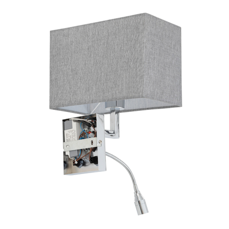 Kinkiet Nowodvorski HOTEL MOOD LED 11793 szary, chrom