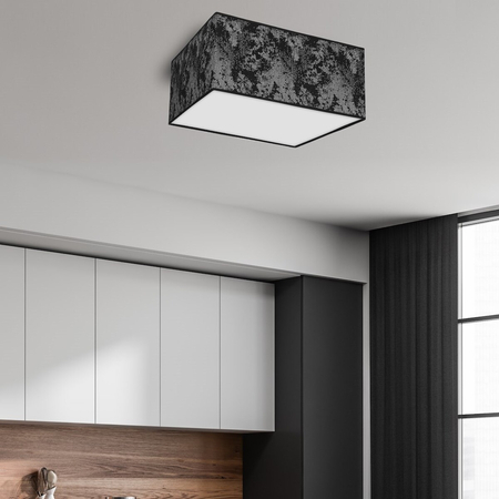 Milagro Lampa Sufitowa SATINO SILVER 2xE27 MLP7325 CZARNY