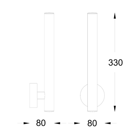 Kinkiet Zuma Line W0461-02B-F7F7 Loya LED