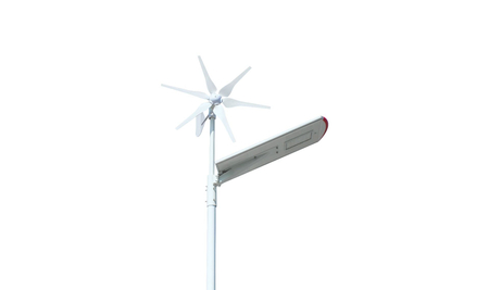 Lampa uliczna hybrydowa LED Greenie WS-70W Windsun z czujnikiem ruchu PIR i Bluetooth