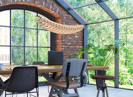 Lampa wisząca TAR ZPLN6 Zeppelin LED Large 150 pojedyncza płyta ze ściemniaczem