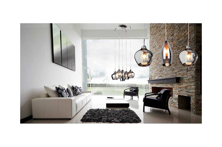 Lampa wisząca Azzardo AZ0722 Amber Milano chrome