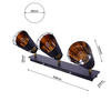 Milagro Lampa sufitowa RICK 3xE14 ML5567 CZARNY