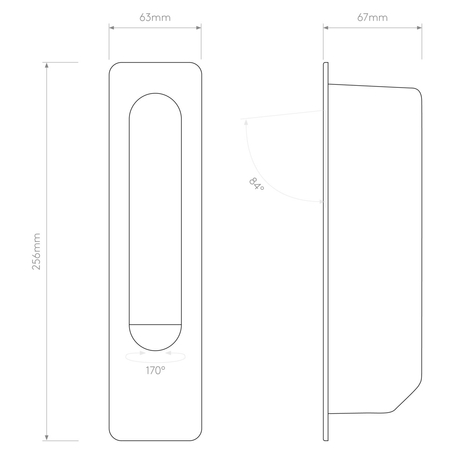 Kinkiet Astro Keta 1437020 Matowy Czarny