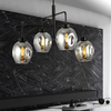 Lampa wisząca LUKKA 4 BLACK/GRAFIT Emibig 1163/4 czarny