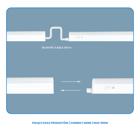 Eko-Light Listwa LED Vito T5 12W 4000K 90cm EK1498