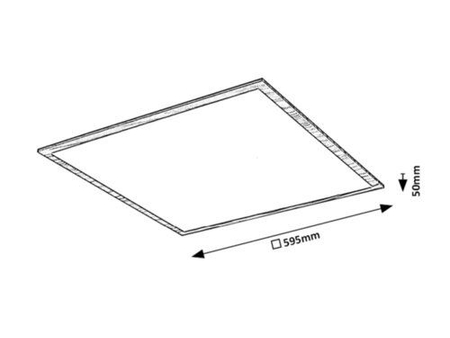 Lampa sufitowa Rabalux Almond 6908 buk