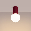 Sollux Lighting Plafon HALO burgund IP44 SL.1748