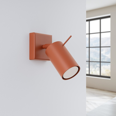 Sollux Lighting Kinkiet RING ochra czerwona SL.1506