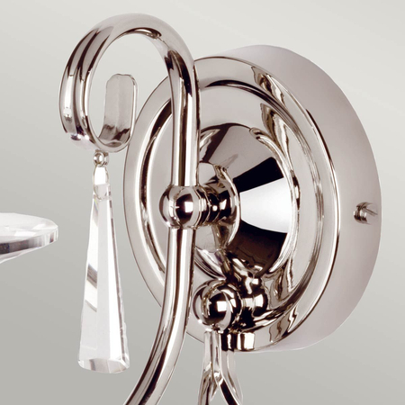 Kinkiet Elstead Lighting Aegean szary AG1-POL-NICKEL