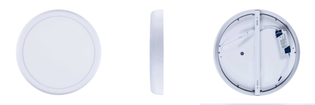 Plafon LED SOLID PureDesign okrągły metalowy Ø300 24W 5 lat gwarancji WW