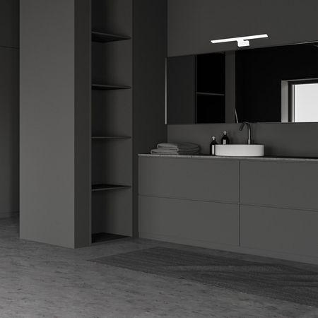 Milagro Kinkiet Shine 30cm 7W LED Biały ML3874 BIAŁY