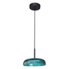 Lampa wisząca Italux Colle PND-48529-BK-BLU Zielony, czarny