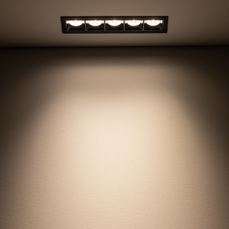 Lampa wpuszczana MIDI LED RECESSED Nowodvorski 10062 czarny