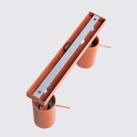 Sollux Lighting Plafon RING 2 ochra czerwona SL.1507