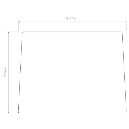 Klosz/Abażur Astro Tapered Drum 177 5013006 Piaskowa (Szarobeżowa) Tkanina