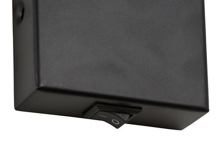 Kinkiet Lucide BUDDY czarny/srebrny 18293/03/30