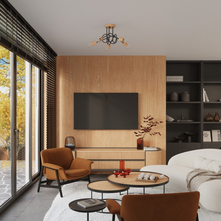 Sollux Lighting Kinkiet EMBER czarny SL.1476