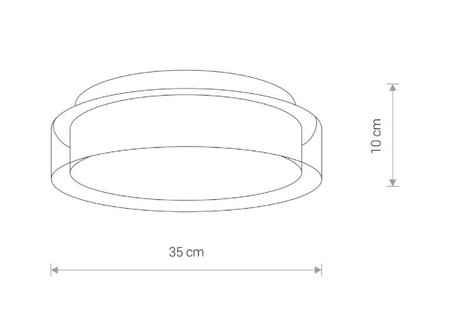 Plafon Nowodvorski 8174 PAN LED M