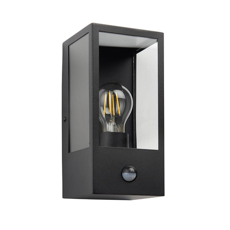Kinkiet zewnętrzny Endon Lighting Oxford PIR 94995 czarny