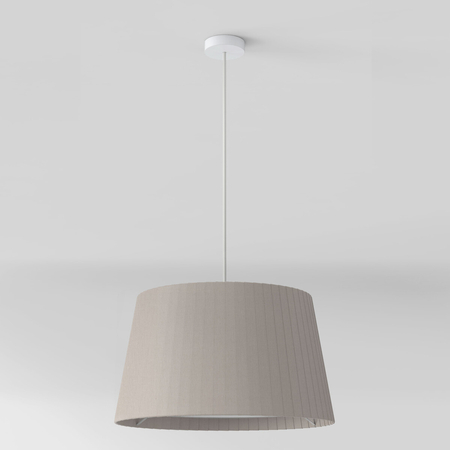 Klosz/Abażur Astro Tapered Round 400 Pleated 5002010 Piaskowa (Szarobeżowa) Tkanina