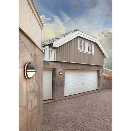 BERLIN 610 BLACK E27 LED 9W CLEAR LAMPSHADE