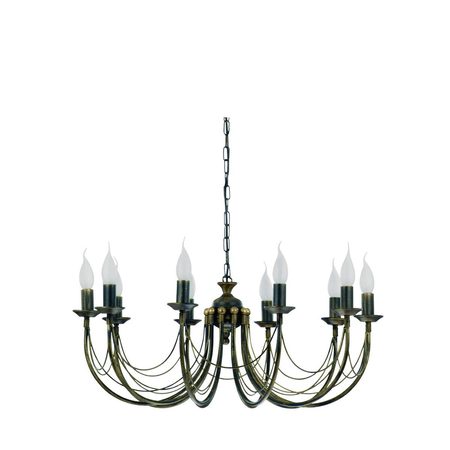 Żyrandol ARES Nowodvorski 206 czarny/złoty