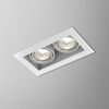 Lampa AQForm Squares 50 X 2 Recessed Biały Struktura