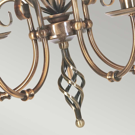 Żyrandol Elstead Lighting Artisan mosiądz ART5-AGD-BRASS