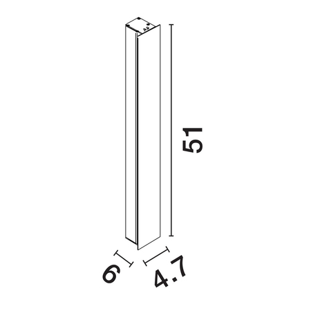 Kinkiet zewnętrzny Luces Exclusivas LE73639 biały