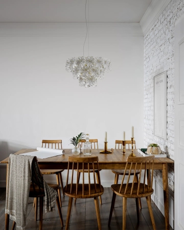 Lampa wisząca By Rydens Lorraine Ø51,5cm kryształowa