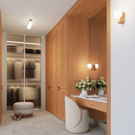 Sollux Lighting Plafon BULBO 4 naturalne drewno SL.1685